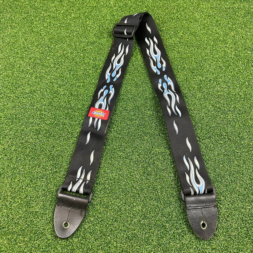 Vintage Dickies Flambe Guitar Strap